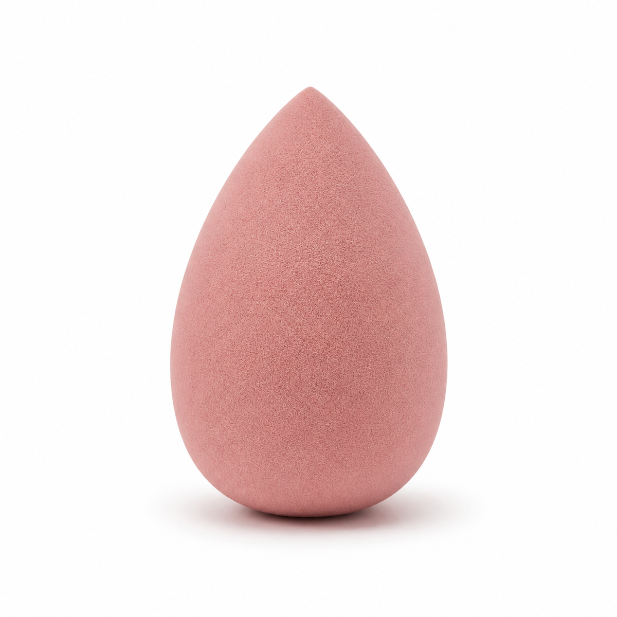 Novelle Blender, a dusty rose teardrop makeup blending sponge